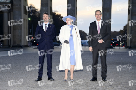 Fototermin mit Königin Margrethe II. von Dänemark und Kronprinz Frederik von Dänemark in Berlin