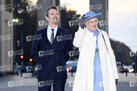 Fototermin mit Königin Margrethe II. von Dänemark und Kronprinz Frederik von Dänemark in Berlin