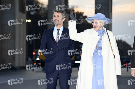Fototermin mit Königin Margrethe II. von Dänemark und Kronprinz Frederik von Dänemark in Berlin