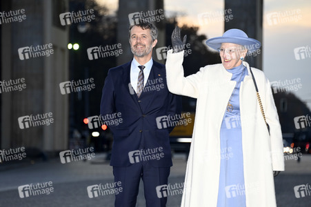 Fototermin mit Königin Margrethe II. von Dänemark und Kronprinz Frederik von Dänemark in Berlin
