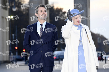Fototermin mit Königin Margrethe II. von Dänemark und Kronprinz Frederik von Dänemark in Berlin