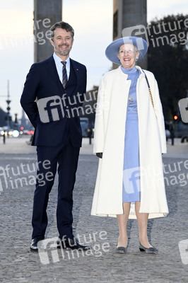 Fototermin mit Königin Margrethe II. von Dänemark und Kronprinz Frederik von Dänemark in Berlin