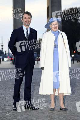 Fototermin mit Königin Margrethe II. von Dänemark und Kronprinz Frederik von Dänemark in Berlin