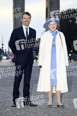 Fototermin mit Königin Margrethe II. von Dänemark und Kronprinz Frederik von Dänemark in Berlin