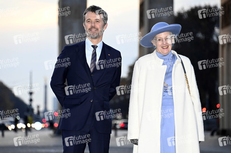 Fototermin mit Königin Margrethe II. von Dänemark und Kronprinz Frederik von Dänemark in Berlin
