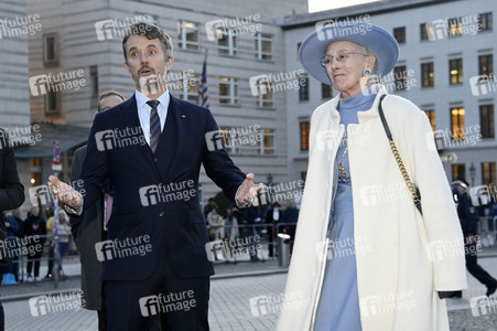 Fototermin mit Königin Margrethe II. von Dänemark und Kronprinz Frederik von Dänemark in Berlin