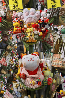 Tori-no-ichi Fest in Tokio