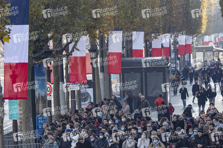103. Jahrfeier des Waffenstillstands von 1918 in Paris