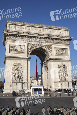 103. Jahrfeier des Waffenstillstands von 1918 in Paris