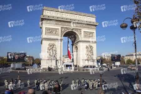 103. Jahrfeier des Waffenstillstands von 1918 in Paris
