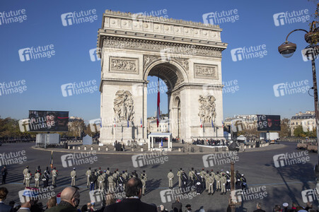 103. Jahrfeier des Waffenstillstands von 1918 in Paris
