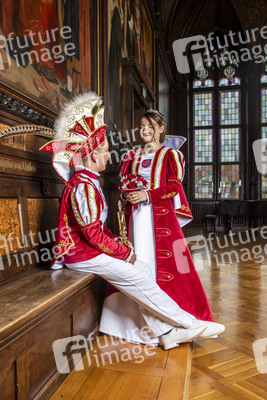 Photoshooting mit den Karnevalsprinzenpaaren in Erfurt