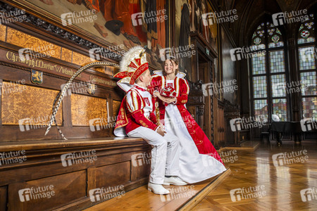 Photoshooting mit den Karnevalsprinzenpaaren in Erfurt