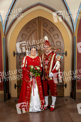 Photoshooting mit den Karnevalsprinzenpaaren in Erfurt