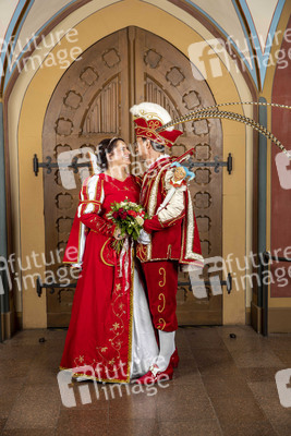Photoshooting mit den Karnevalsprinzenpaaren in Erfurt