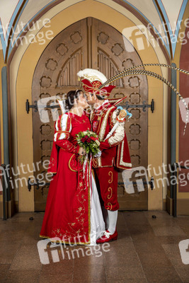 Photoshooting mit den Karnevalsprinzenpaaren in Erfurt