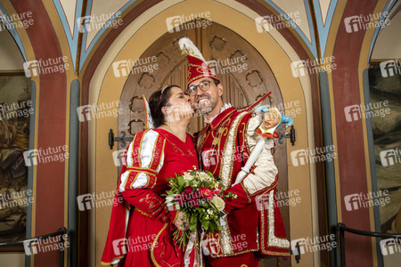 Photoshooting mit den Karnevalsprinzenpaaren in Erfurt
