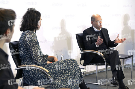 Treffen von Olaf Scholz mit Klimaaktivisten in Berlin