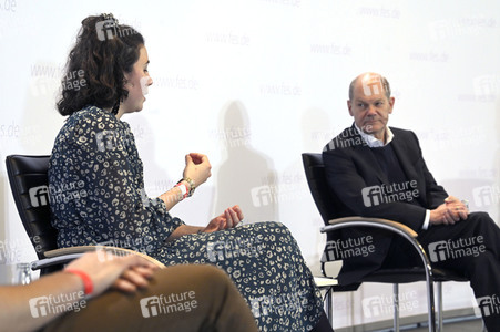 Treffen von Olaf Scholz mit Klimaaktivisten in Berlin