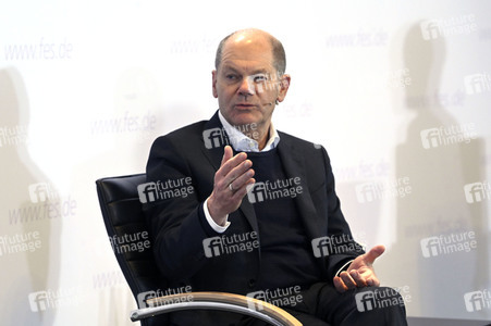 Treffen von Olaf Scholz mit Klimaaktivisten in Berlin