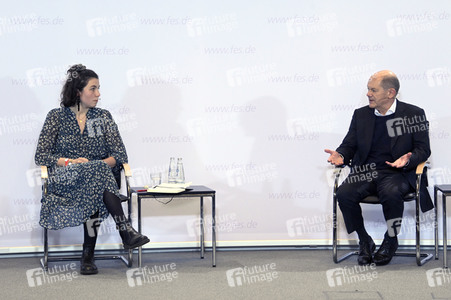 Treffen von Olaf Scholz mit Klimaaktivisten in Berlin