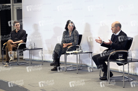 Treffen von Olaf Scholz mit Klimaaktivisten in Berlin