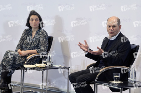 Treffen von Olaf Scholz mit Klimaaktivisten in Berlin
