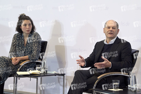 Treffen von Olaf Scholz mit Klimaaktivisten in Berlin