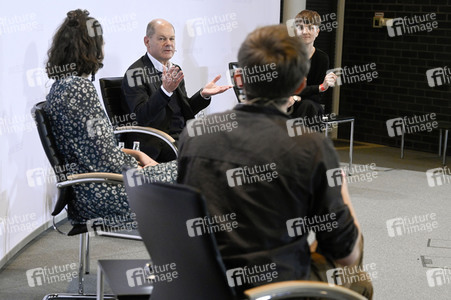 Treffen von Olaf Scholz mit Klimaaktivisten in Berlin