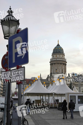 Aufbau der Weihnachtsmärkte in Berlin