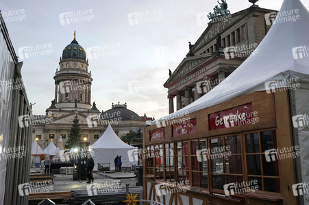 Aufbau der Weihnachtsmärkte in Berlin