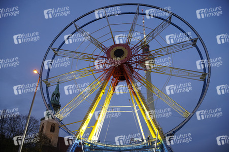 Aufbau der Weihnachtsmärkte in Berlin