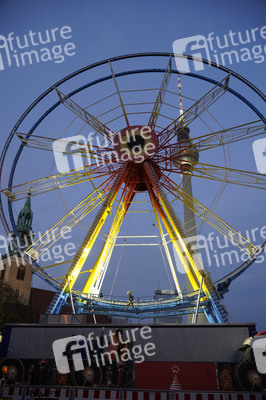Aufbau der Weihnachtsmärkte in Berlin
