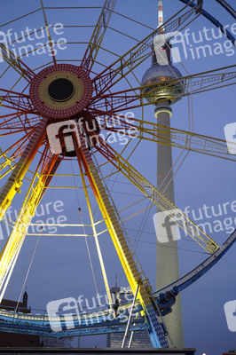 Aufbau der Weihnachtsmärkte in Berlin