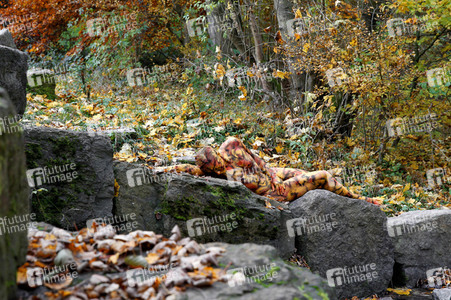 NATURE ART: Bodypainting Herbstimpressionen