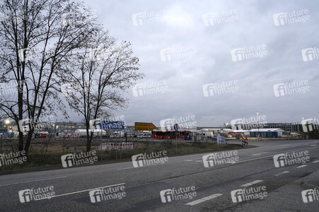 Baustelle der Tesla Gigafactory 4 in Grünheide