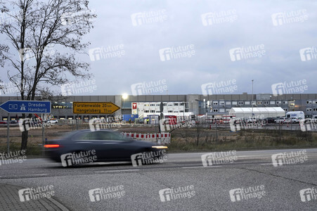 Baustelle der Tesla Gigafactory 4 in Grünheide