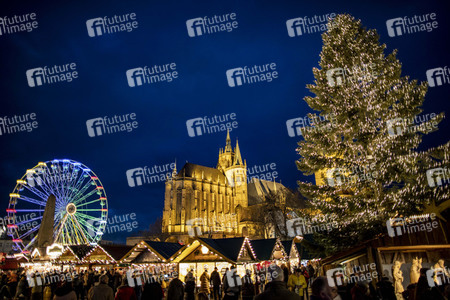 Schließung des Weihnachtsmarktes in Erfurt