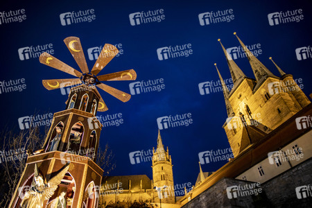 Schließung des Weihnachtsmarktes in Erfurt