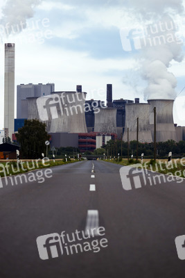 Das Braunkohle-Kraftwerk Niederaußem