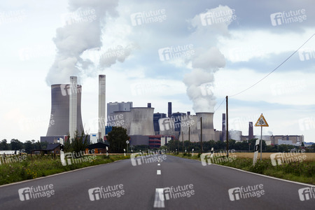 Das Braunkohle-Kraftwerk Niederaußem