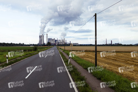 Das Braunkohle-Kraftwerk Niederaußem