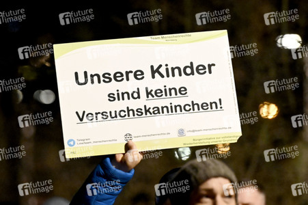 Impfgegner-Demo in Nürnberg