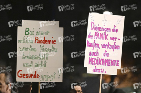 Impfgegner-Demo in Nürnberg