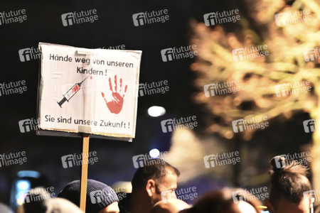 Impfgegner-Demo in Nürnberg