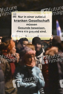 Impfgegner-Demo in Nürnberg