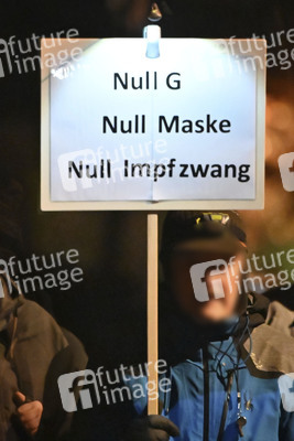 Impfgegner-Demo in Nürnberg