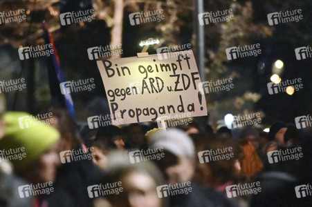 Impfgegner-Demo in Nürnberg