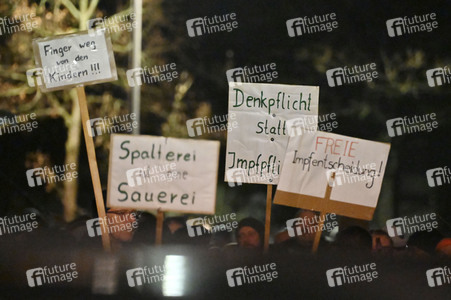 Impfgegner-Demo in Nürnberg