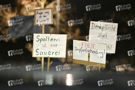 Impfgegner-Demo in Nürnberg